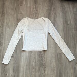 Garage Square Neck Long-Sleeve